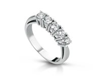 Anello PG Gioielli Donna Verette in Oro bianco Diamante 0.75 Ct ANV135P075 - ANV135P075